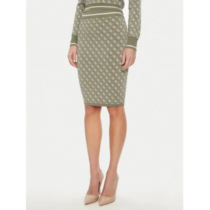 Zdjęcie Guess Spódnica ołówkowa W4BD53 Z37K0 Zielony Regular Fit