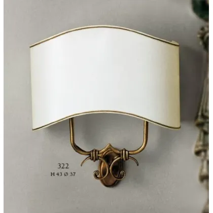 Zdjęcie Lampa ścienna z dwoma światłami o wyjątkowym designie - Il Paralume Marina
