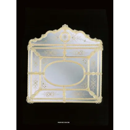 Zdjęcie Wyjątkowe szklane Lustro Murano z włoch