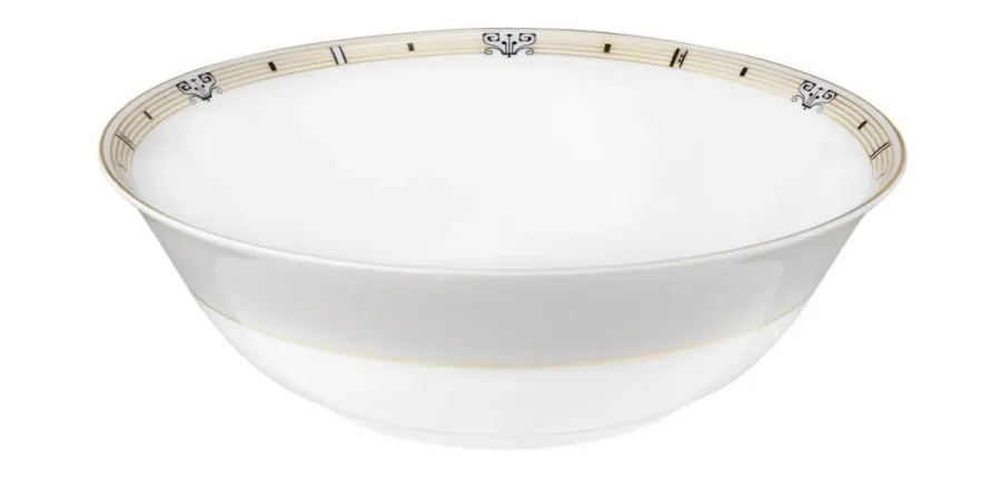 obrazek 1 Ekskluzywna okrągła porcelanowa miska o subtelnym zdobieniu – Tettau