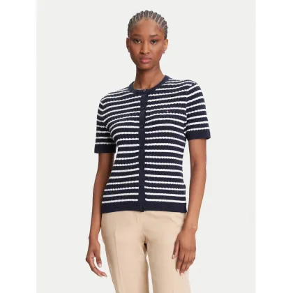 Zdjęcie Tommy Hilfiger Kardigan WW0WW45707 Granatowy Slim Fit