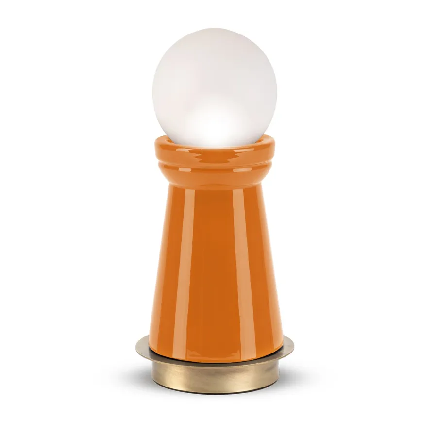 obrazek 1 Niewielka lampa stołowa z włoch H.33xL.15xP.15 cm