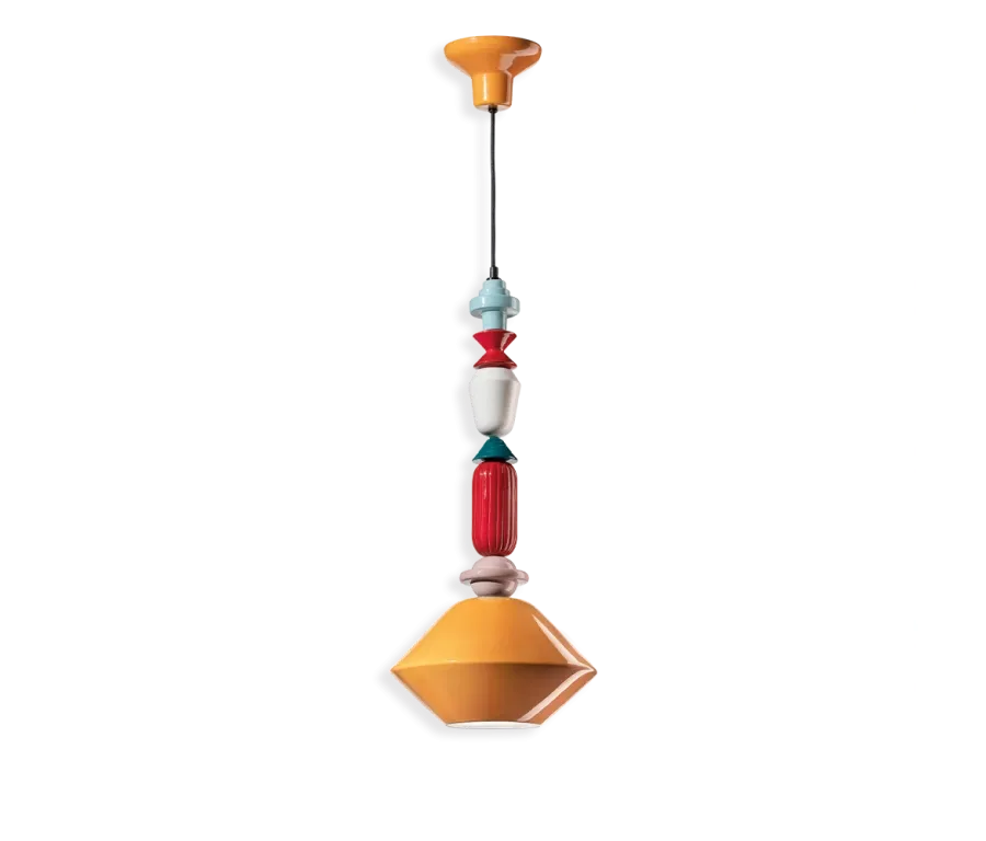 obrazek 1 Lampa wisząca Lariat w stylu awangardowym z Włoch