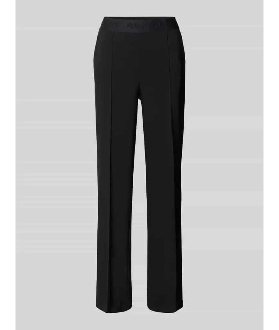 obrazek 1 Spodnie materiałowe z zakładkami w pasie model ‘AVA’