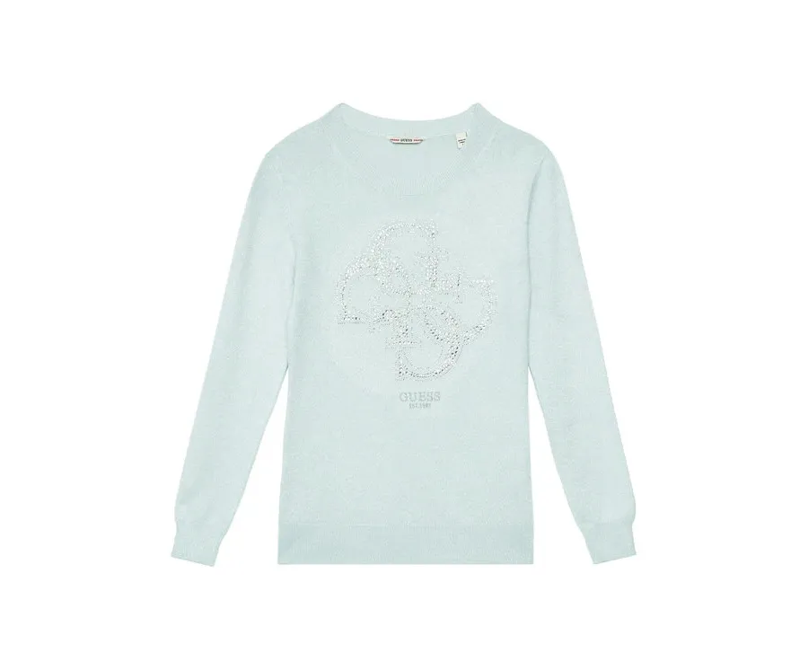 obrazek 1 Guess Sweter J5YR01 Z3FP0 Błękitny Regular Fit