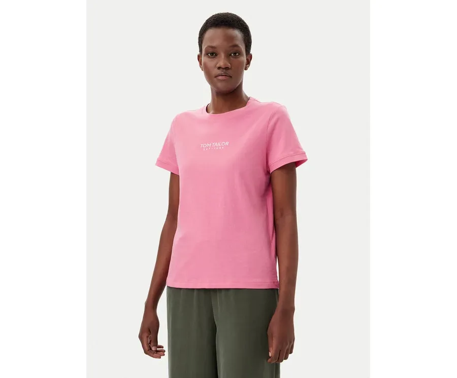 obrazek 1 Tom Tailor T-Shirt 1045543 Różowy Regular Fit