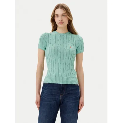 Zdjęcie Polo Ralph Lauren Sweter 211895379018 Zielony Slim Fit