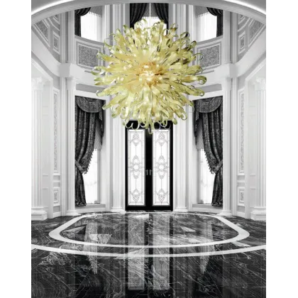 Picture Original blown Murano glass chandelier - Lucevetro