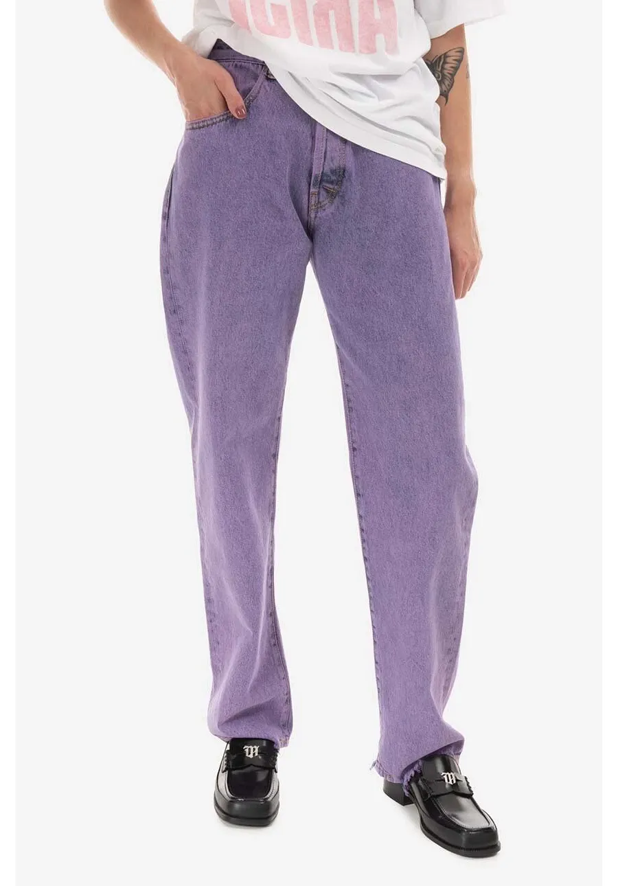 obrazek 1 Aries jeansy Acid damskie medium waist AR31313 BLUE AR31313-LILAC