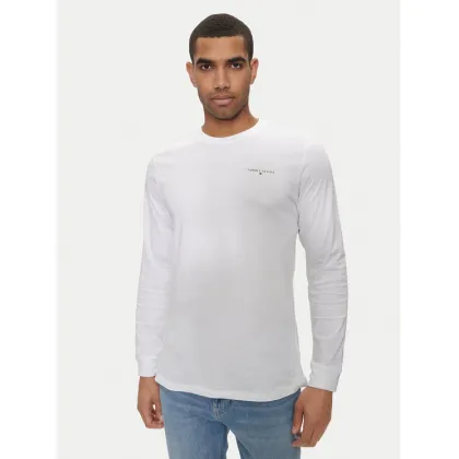 Zdjęcie Tommy Jeans Longsleeve Linear DM0DM18551 Biały Slim Fit
