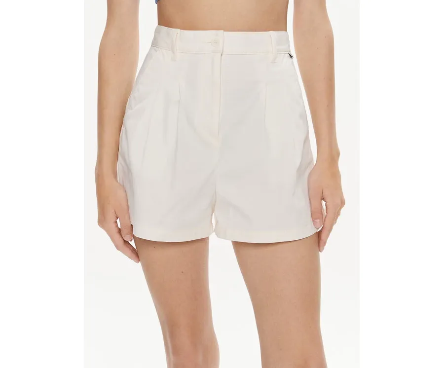 obrazek 1 Tommy Jeans Szorty materiałowe Claire DW0DW17775 Biały Regular Fit