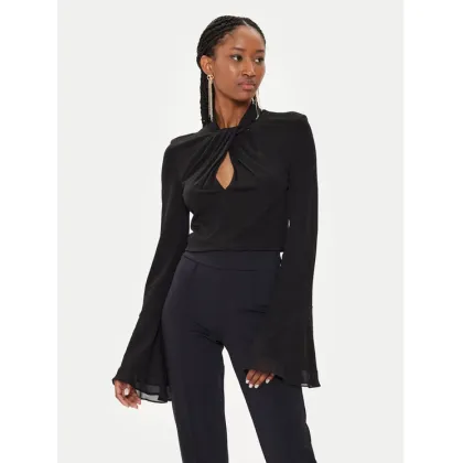 Zdjęcie TWINSET Bluzka 241TT2099 Czarny Slim Fit