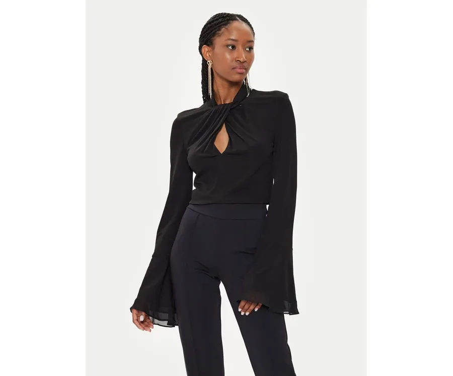 obrazek 1 TWINSET Bluzka 241TT2099 Czarny Slim Fit