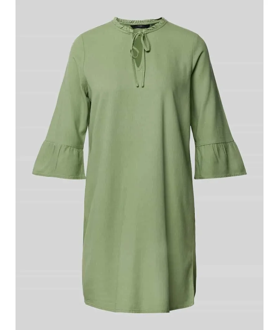 obrazek 1 Sukienka tunikowa z rozkloszowanymi rękawami model ‘MYMILO’