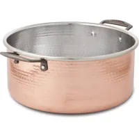 Zdjęcie Rondelek płytki 2 uchwyty indukcyjny średnica 24cm - Cu Artigiana