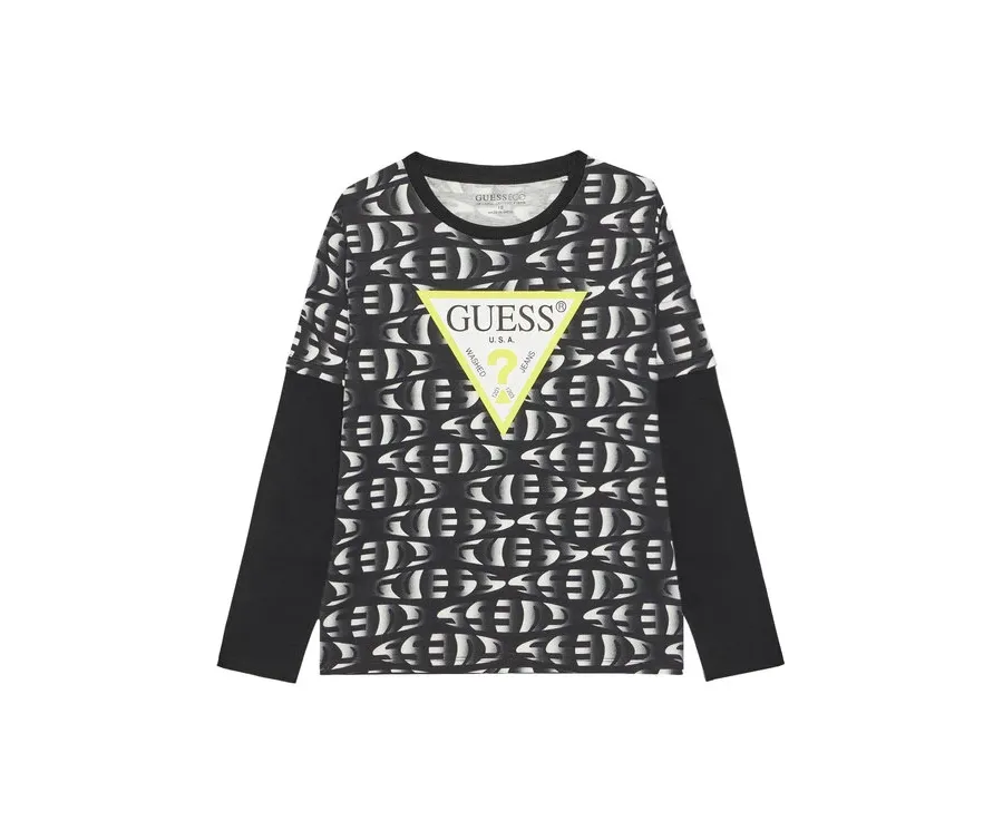 obrazek 1 Guess Bluzka L5YI04 K8HM4 Czarny Regular Fit