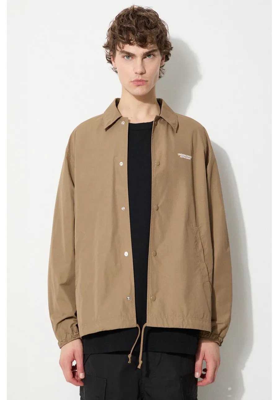obrazek 1 Undercover kurtka Jacket męska kolor beżowy przejściowa oversize UB0D4201