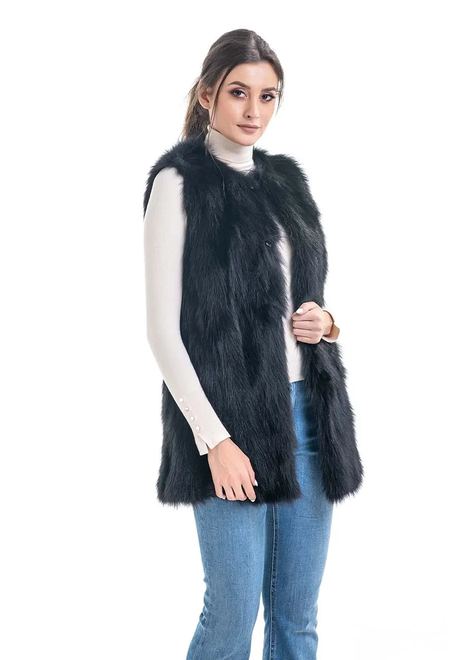 picture 3 Luxurious elegant fox fur vest - A&A Vesa