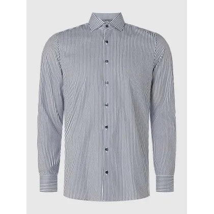 Zdjęcie Koszula biznesowa o kroju slim fit z diagonalu