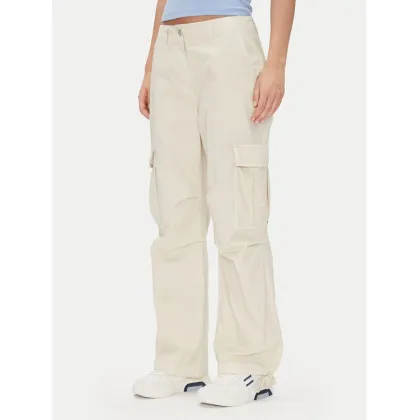 Zdjęcie Tommy Jeans Spodnie materiałowe Tjw Cargo Relaxed Straight DW0DW20350 Beżowy Relaxed Fit