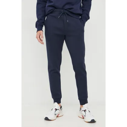 Zdjęcie Polo Ralph Lauren spodnie dresowe męskie kolor granatowy gładkie