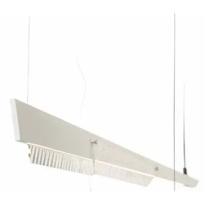 Zdjęcie Piękna lampa sufitowa z elementami LED i ręcznie wycinanymi elementami z włoskiego kryształu - Il Paralume Marina