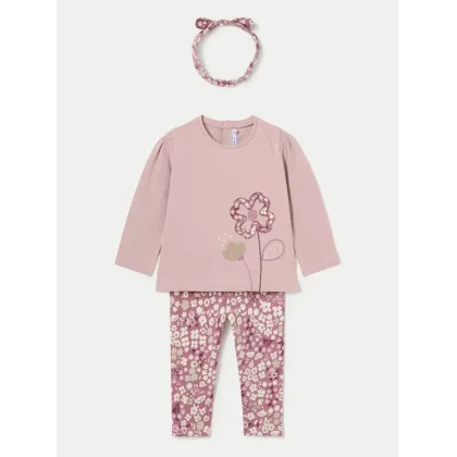 Zdjęcie Mayoral Komplet bluzka i legginsy 2711 Różowy Regular Fit