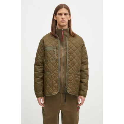 Zdjęcie Barbour kurtka Liddesdale Liner Quilted Jacket męska kolor zielony przejściowa oversize MQU1788