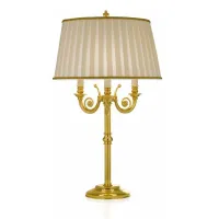 Picture Elegant living room lamp finished with brass