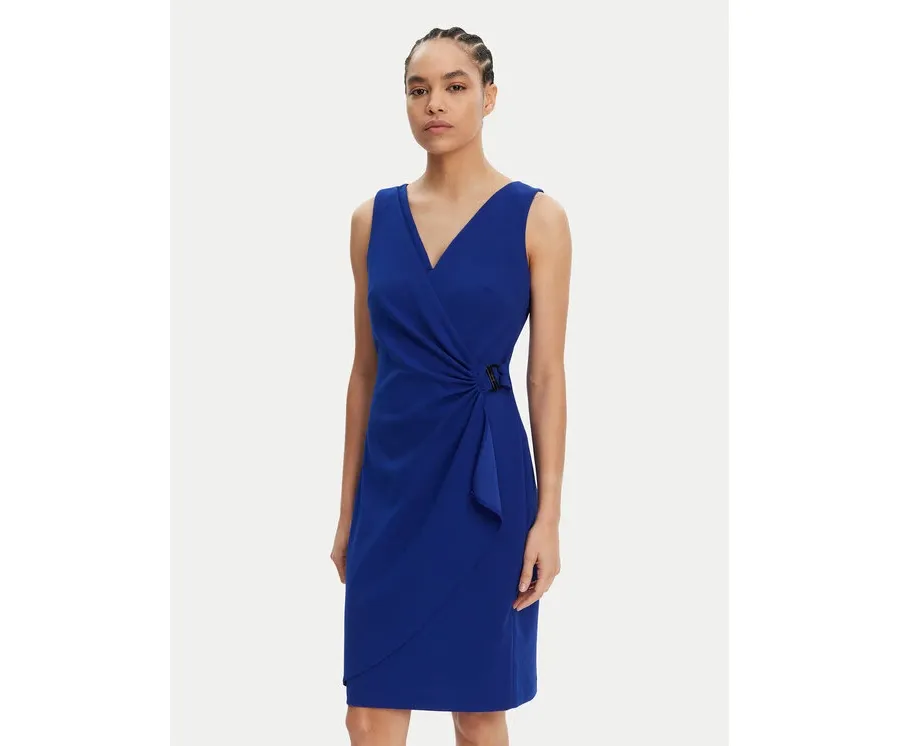 obrazek 1 DKNY Sukienka koktajlowa DD5ACH15 Niebieski Slim Fit