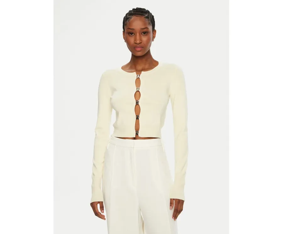 obrazek 1 Patrizia Pepe Kardigan 8K0281/K236-W385 Beżowy Regular Fit