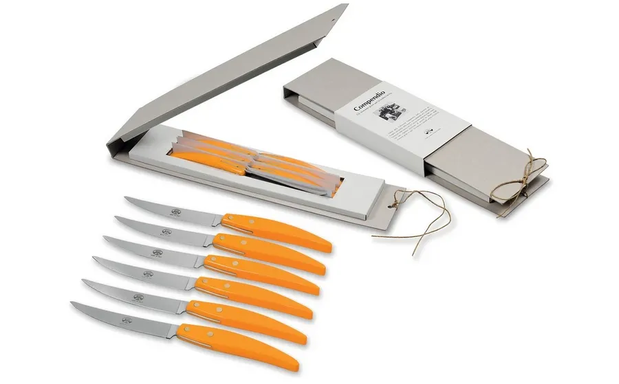 obrazek 9 Wspaniały zestaw noży stołowych włoskiej marki Berti Knives
