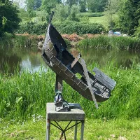 Zdjęcie Nowoczesna rzeźba do ogrodu