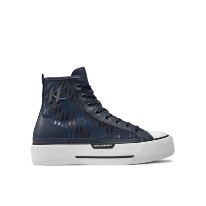 Zdjęcie KARL LAGERFELD Trampki KL50454 Granatowy