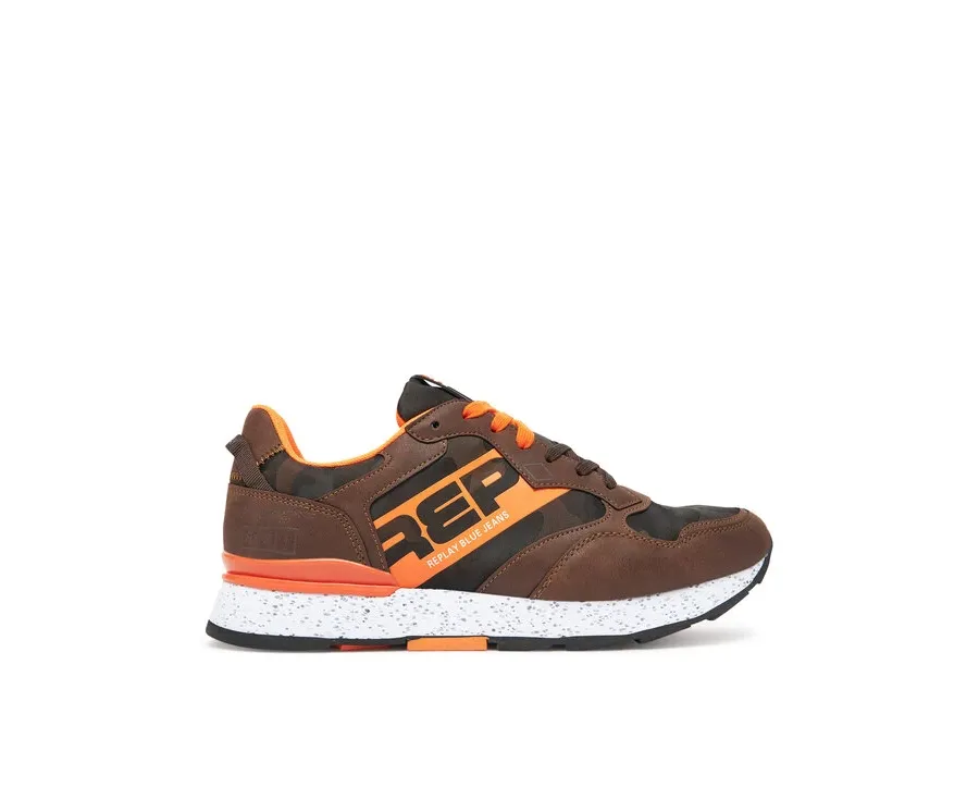 obrazek 1 REPLAY Sneakersy GMS68 .000.C0096T Brązowy