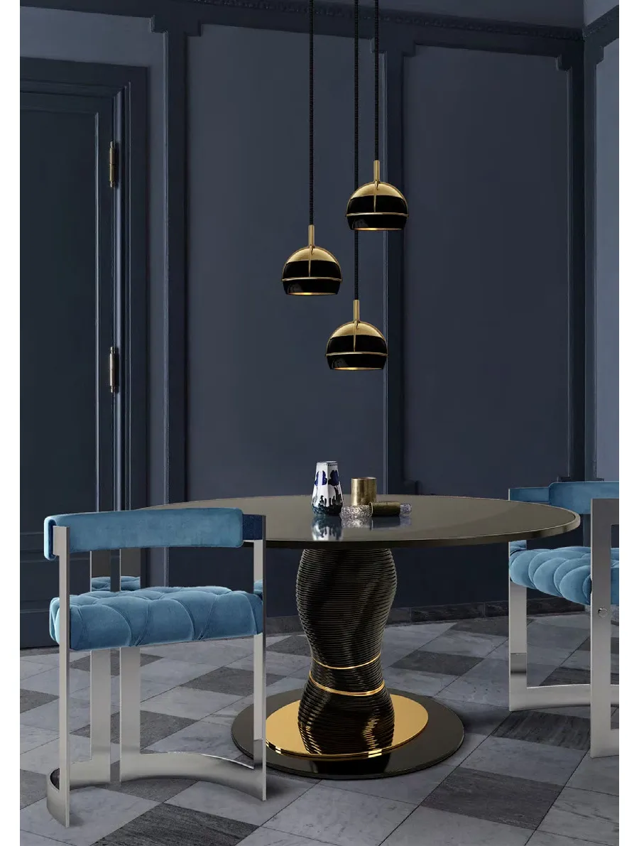 picture 6 Elite chair - nickel plated brass structure - Ottiu