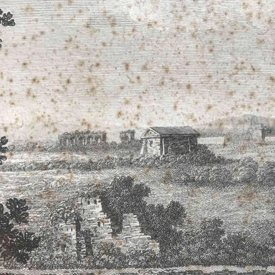 obrazek 5 Grób Cecilii Metelli. Piękna akwaforta z 1796 r. Autorstwa Francesco Morelli