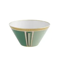 Picture Emerald porcelain cereal bowl with Art Deco finish - 4 pieces - Vista Alegre