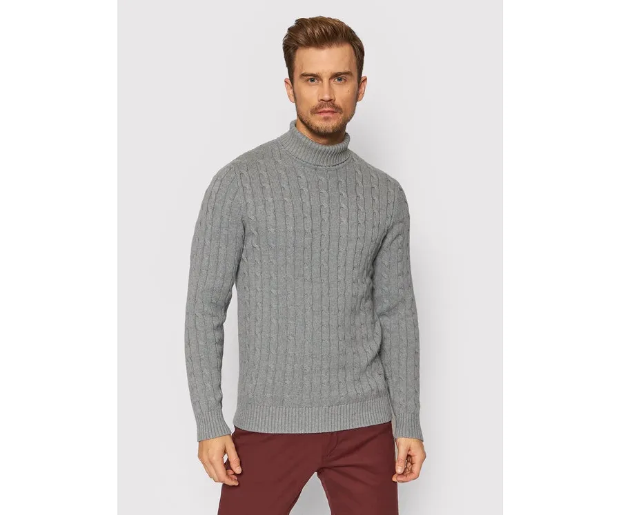 obrazek 1 Selected Homme Golf Ryan 16077218 Szary Regular Fit