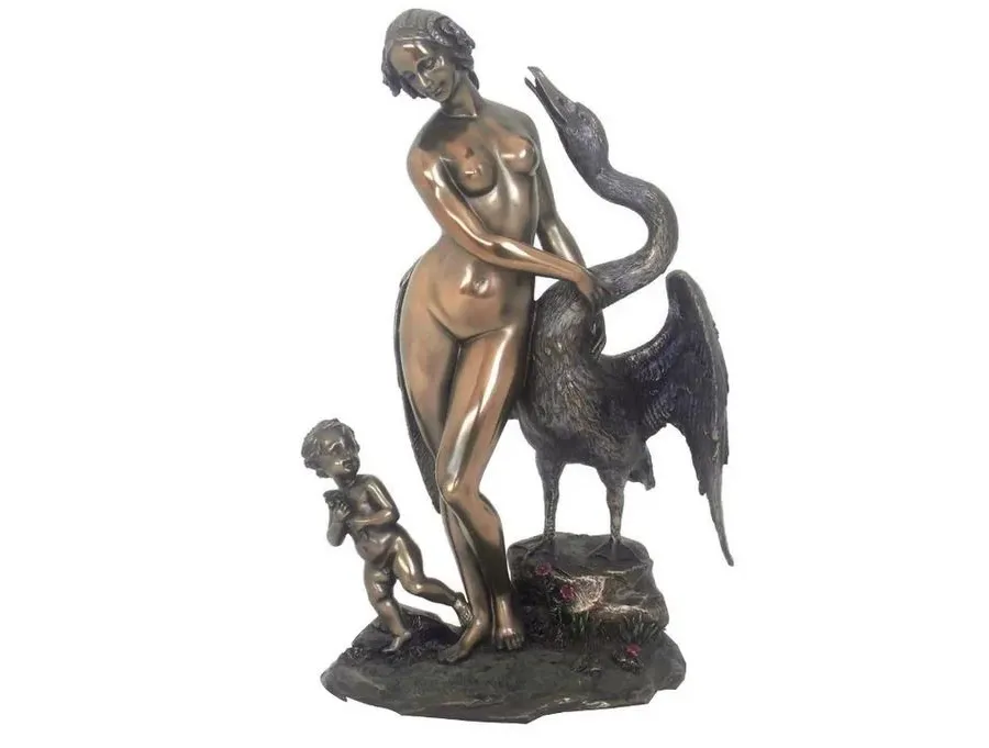 obrazek 1 Figurka dekoracyjna - Leda i Łabędź