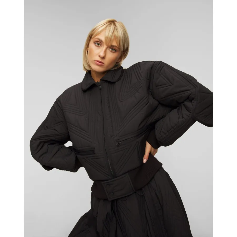 obrazek 1 Czarna Kurtka Pikowana Damska Y-3 Qltd Jkt
