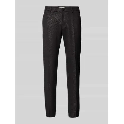 Zdjęcie Spodnie materiałowe o kroju slim fit ze szlufkami na pasek model ‘AJEND’