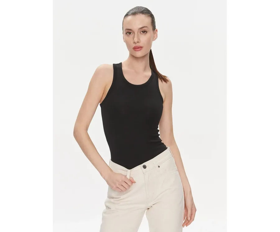 obrazek 1 Calvin Klein Top Modal Rib Tank Top K20K206406 Czarny Slim Fit