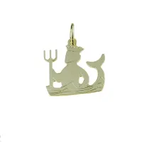 Zdjęcie Złoty wisiorek znak zodiaku Wodnik