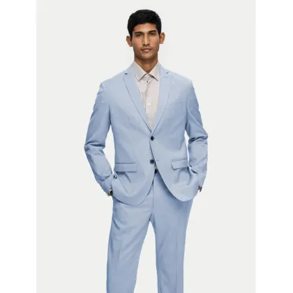 Zdjęcie Selected Homme Marynarka 16092418 Błękitny Slim Fit
