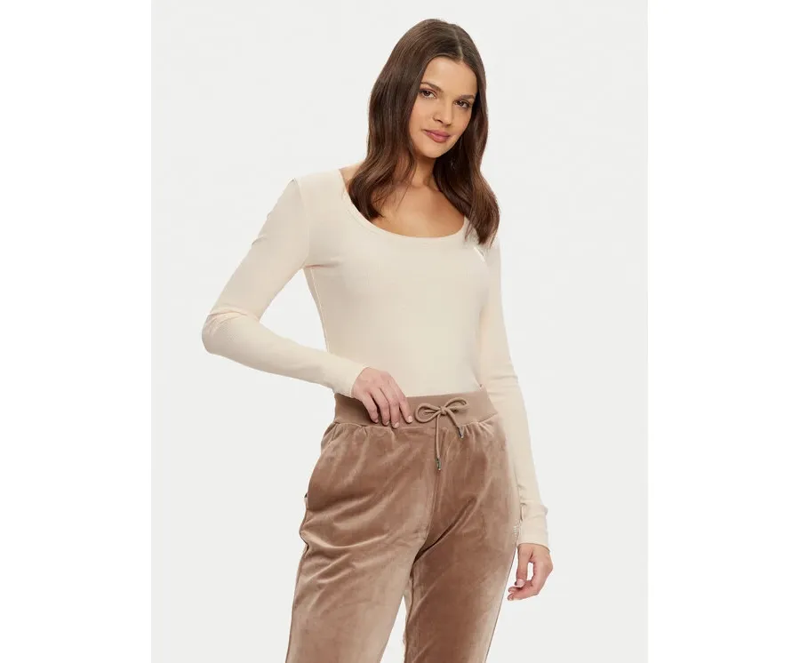 obrazek 1 Guess Bluzka V4BP07 K8RT2 Écru Regular Fit