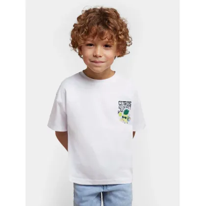 Zdjęcie Mayoral T-Shirt 3023 Biały Regular Fit