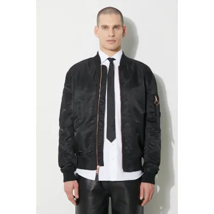 Zdjęcie Alpha Industries kurtka bomber MA-1 VF męski kolor czarny przejściowa 156101