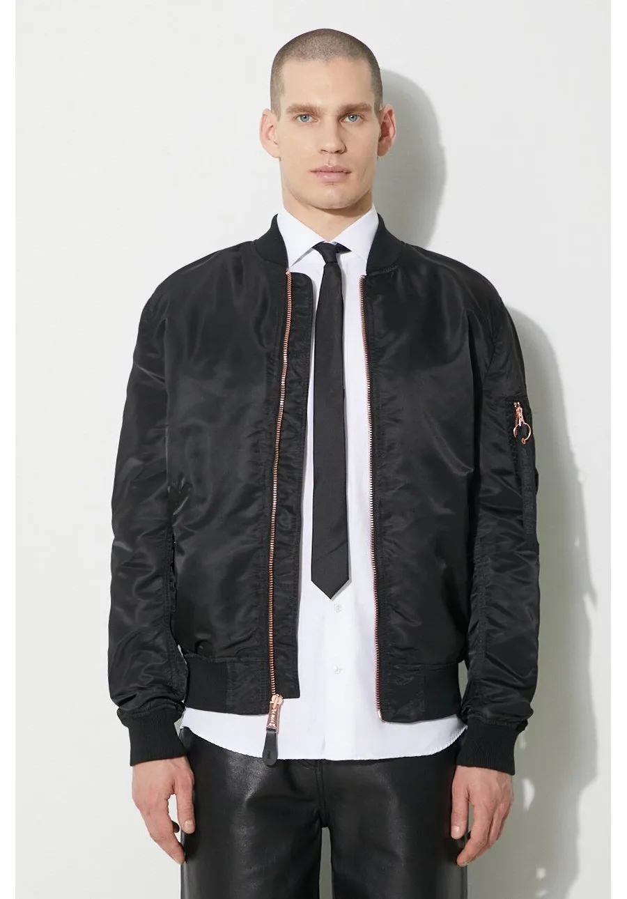 obrazek 1 Alpha Industries kurtka bomber MA-1 VF męski kolor czarny przejściowa 156101