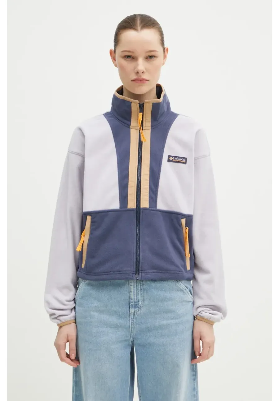 obrazek 1 Columbia bluza polarowa Backbowl II FZ Fleece kolor fioletowy wzorzysta 2092163